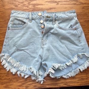 High waisted jean shorts. Wild fable size 0